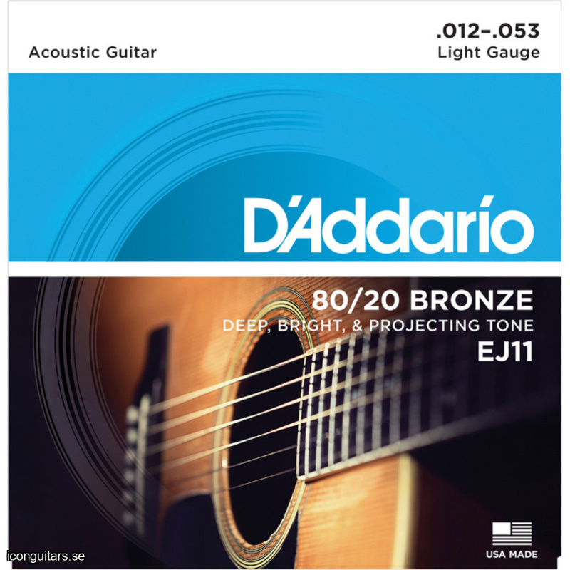 D'Addario EJ11 80/20 Bronze 12-53