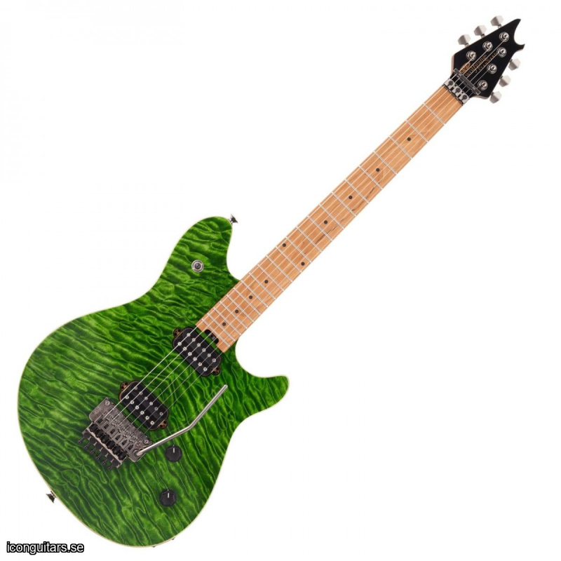 EVH Wolfgang Standard QM, Transparent Green