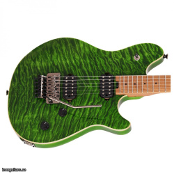 EVH Wolfgang Standard QM, Transparent Green