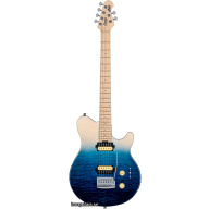 Sterling by Music Man AX3QM Axis Quilted Maple Spectrum Blue