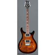 PRS SE Custom 22 Semi-Hollow Black Gold Burst